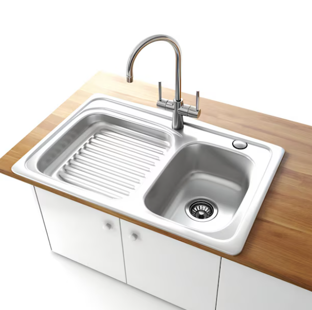 Sinks and kitchen taps